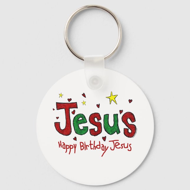 Porte-clés Happy Birthday Jesus (Recto)