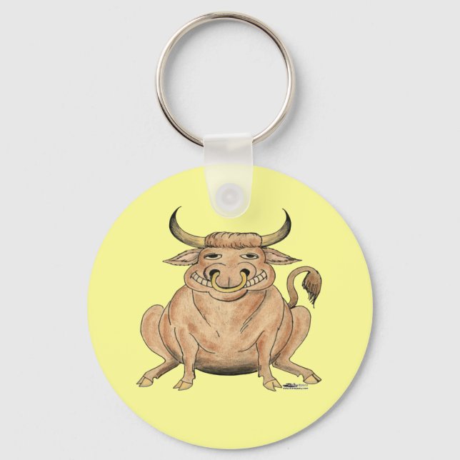 Porte-clés Happy Bull (Recto)