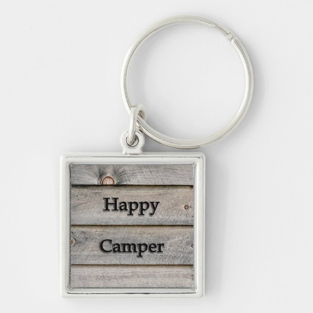 Porte-clés Happy Camper (Devant)