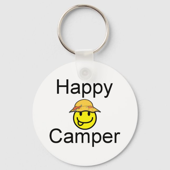 Porte-clés Happy Camper (Recto)
