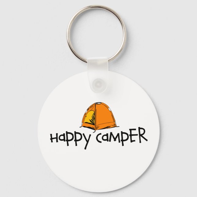 Porte-clés Happy Camper (Recto)