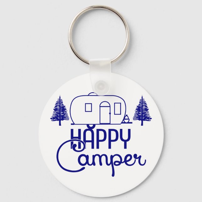 Porte-clés Happy Camper Porte - clés (Recto)