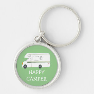 Porte-clés HAPPY CAMPER RV Motorhome Camping CUSTOM