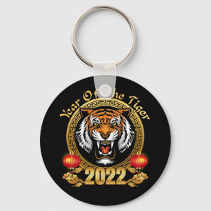 Porte-clés Happy Chinese New Year 2022 Year of the Tiger