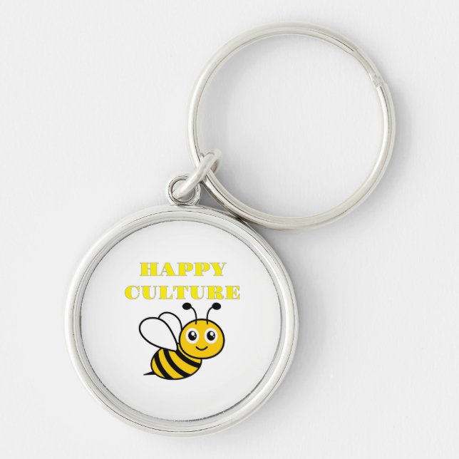 Porte-clés happy culture (Devant)