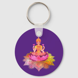 Porte-clés Happy Diwali - Deepalavi Lakshmi Goddess 4