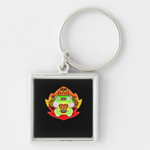 Porte-clés Happy Fall Y'all Citrouille Automne saison surdime