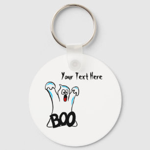 Porte-clés Happy Halloween - Attention, attention au fantôme 