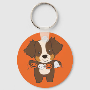 Porte-clés Happy Halloween Berger Australien Costume de chien