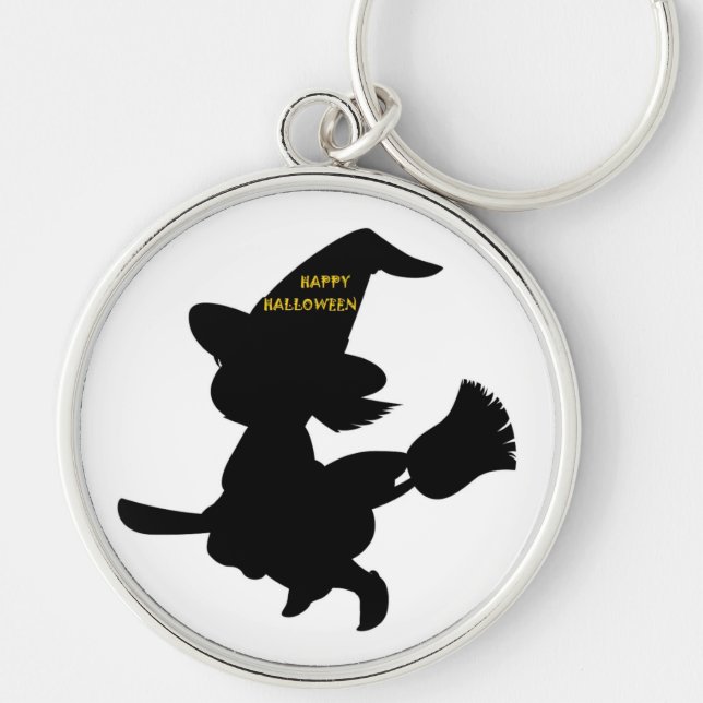 PORTE-CLÉS "HAPPY HALLOWEEN" PETIT VOL DE TÉMOIN (Devant)