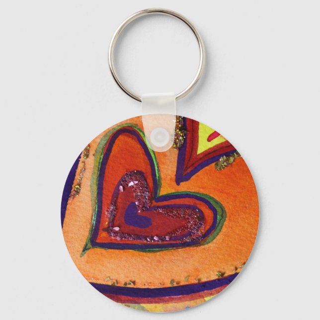 Porte-clés Happy Heart Keychain (Recto)