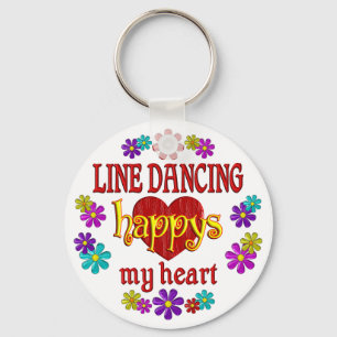 Porte-clés Happy Line Dancing