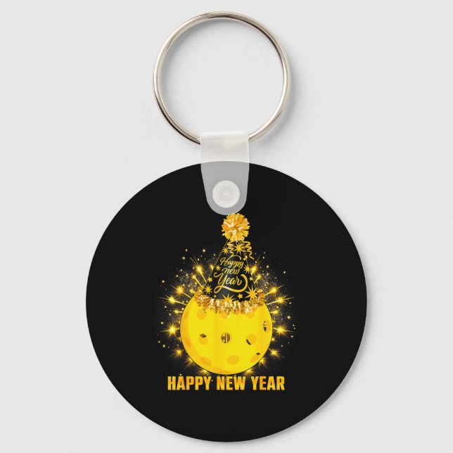 Porte-clés Happy New Year 2026 Ckleball Party Hat New Years E (Recto)