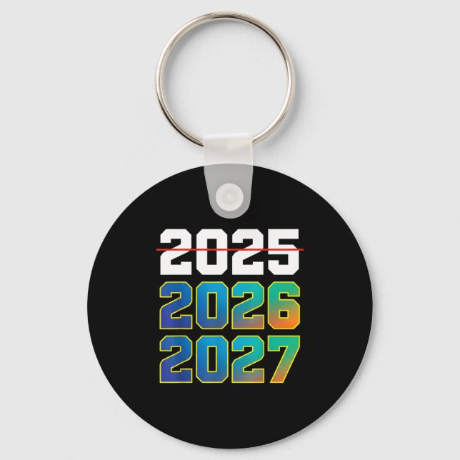 Porte-clés Happy New Year 2026 Coming Soon 2027 Funny 67 Meme (Recto)
