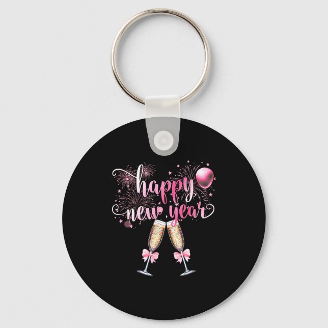 Porte-clés Happy New Year 2026, Cute Funny Gift Men, Women  (Recto)