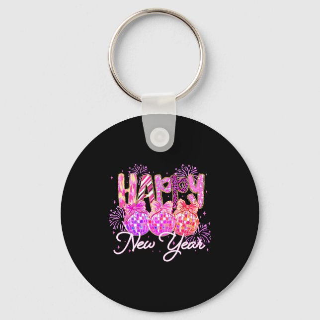 Porte-clés Happy New Year 2026 Family Celebration New Years E (Recto)
