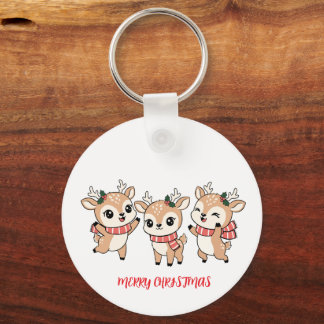 Porte-clés Happy Noel Baby Deers