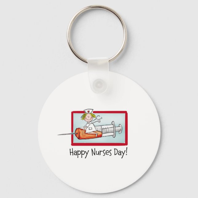 Porte-clés Happy Nurses Day (Recto)