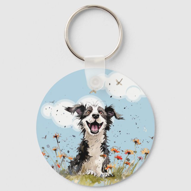 Porte-clés Happy Pup (Recto)