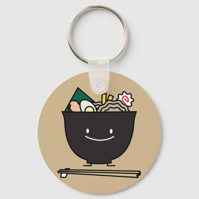 Porte-clés Happy Ramen Bowl (Recto)