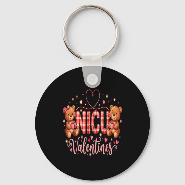 Porte-clés Happy Valentine Nurse Nicu Valentines Day Shirt Nu (Recto)