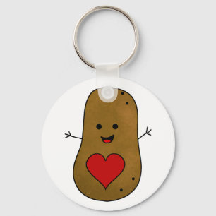 Porte-clés Happy Valentine Potato, Love and Hearts