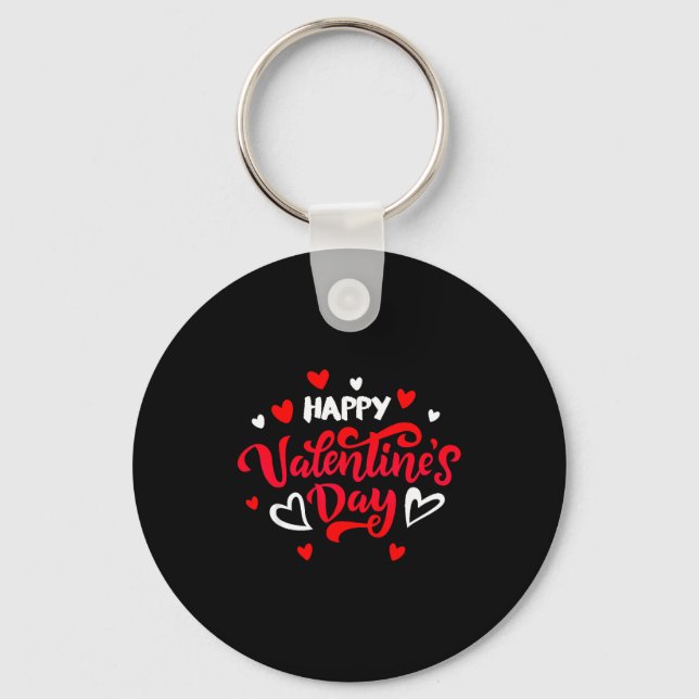 Porte-clés Happy Valentine's Day Couples Date Valentine Love  (Recto)