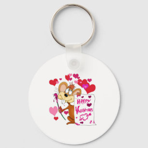 Porte-clés Happy Valentines Day mouse