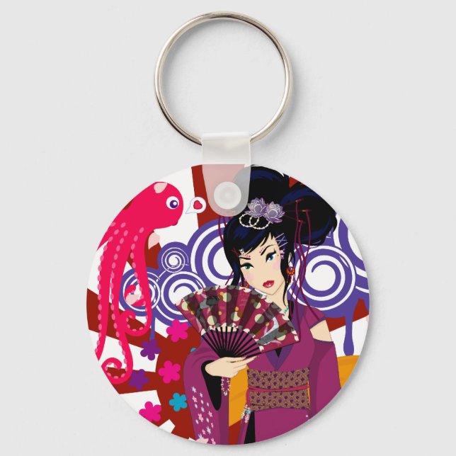 Porte-clés Harajuku Girl Ayaka (Recto)