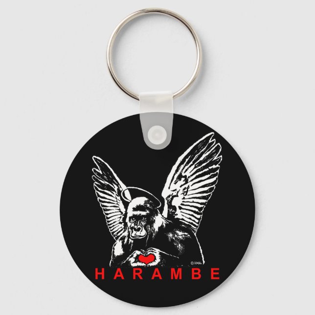 Porte-clés Harambe (Recto)