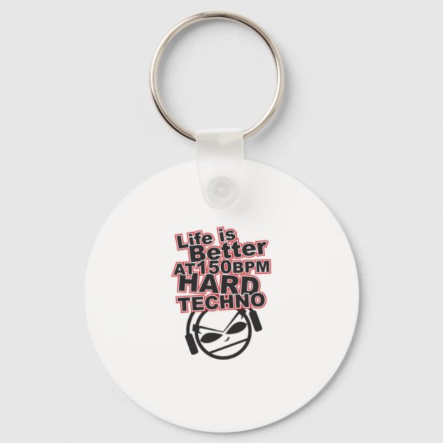 Porte-clés Hard-Techno-gavin-and-randys-music-goût-23744277- (Recto)