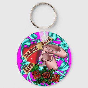 Porte-clés hardy_skater_vine, hardy_dance_toeshoes, hardy_...