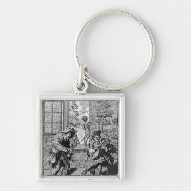 Porte-clés Harlequin et Scaramouche (Devant)