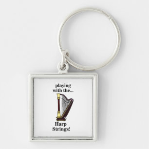 Porte-clés Harpe Instrument de musique Harpe