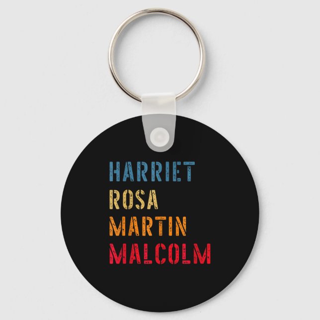 Porte-clés Harriet Rosa Martin Malcolm _ Dirigeante de l'hist (Recto)