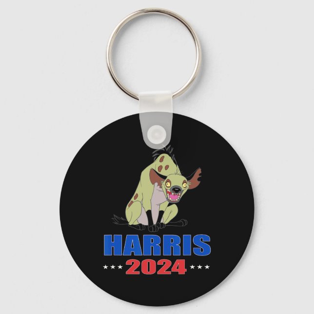 Porte-clés Harris 2024 Funny Hyena (Recto)