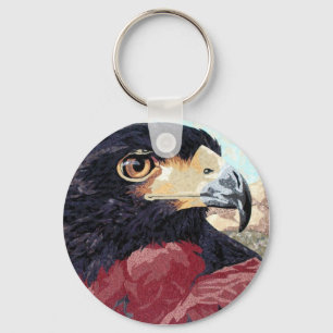Porte-clés Harris Hawk textile