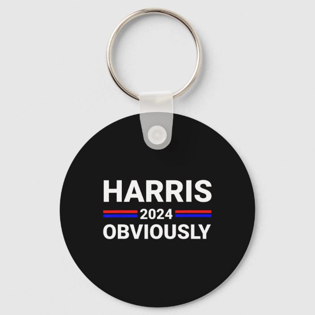 Porte-clés Harris pour la présidence évidemment 2  (Recto)