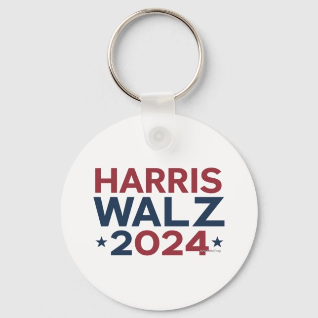 Porte-clés Harris walz 2024 tendance design (Recto)