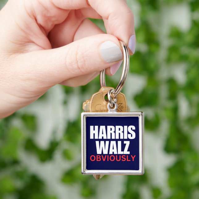 Porte-clés Harris Walz ÉVIDEMMENT | Harris Walz 2024 Évidemme (main)