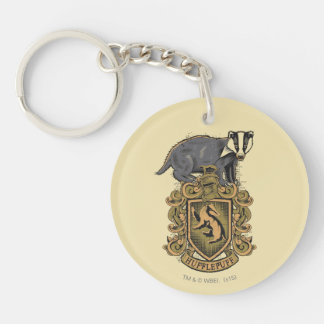 Porte-clés Harry Potter | Cimier de Hufflepuff avec Badger