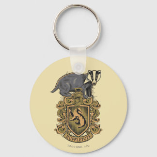 Porte-clés Harry Potter | Cimier de Hufflepuff avec Badger