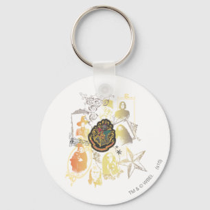 Porte-clés Harry Potter   Cimier de Poudlard coloré