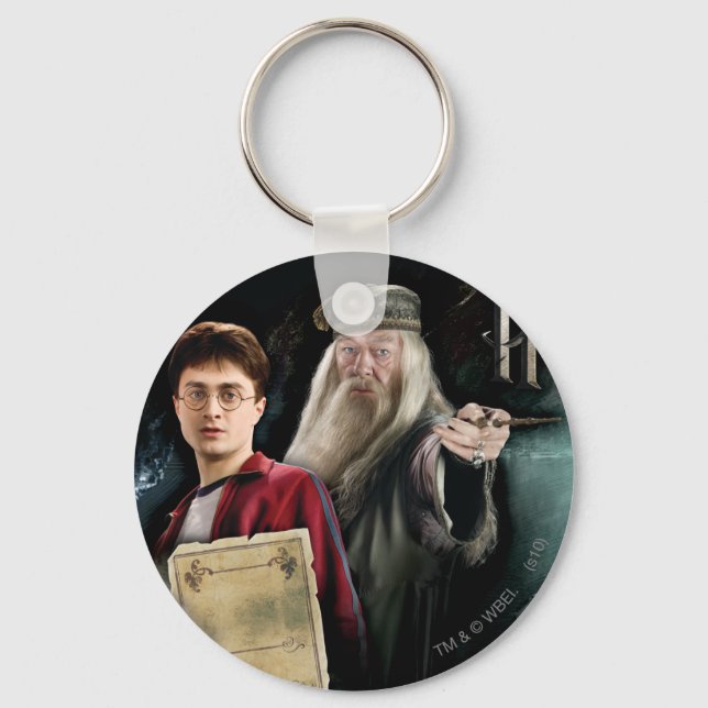 Porte-clés Harry Potter et Dumbledore (Recto)