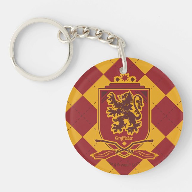 Porte-clés Harry Potter | Gryffindor QUIDDITCH™ Crest (Devant)