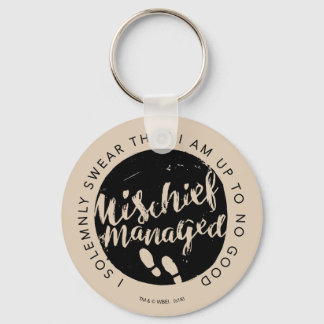 Porte-clés Harry Potter | Marauder's Map Charms Typographie