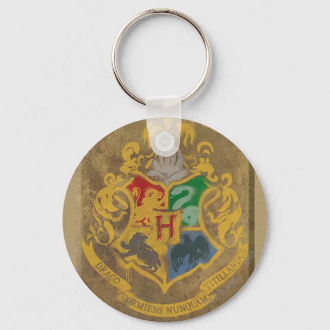 Porte-clés Harry Potter | Rustic Hogwarts Crest (Recto)