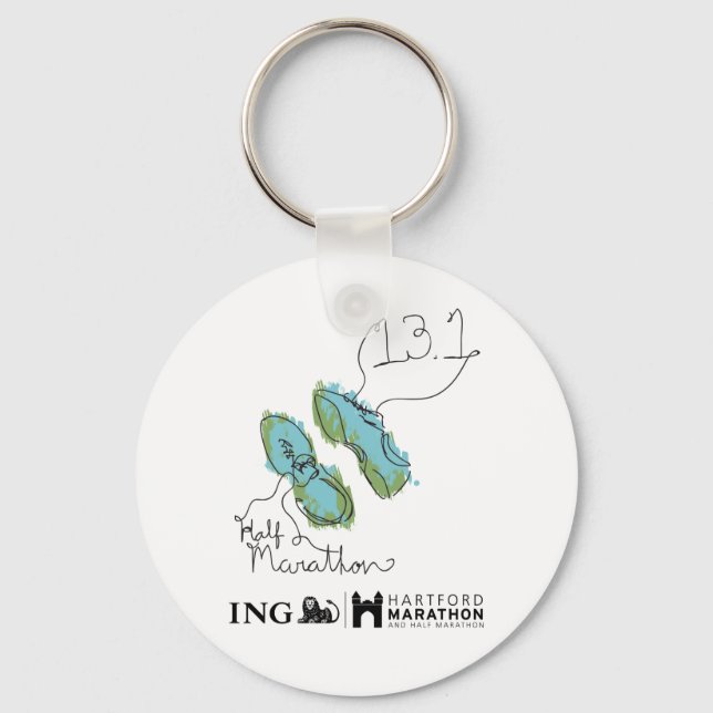 Porte-clés Hartford Half-Marathon : Chaussures (Recto)
