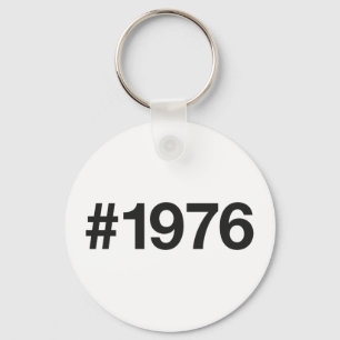 Porte-clés Hashtag 1976 49 Anniversaire