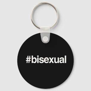 PORTE-CLÉS HASHTAG BISEXUEL